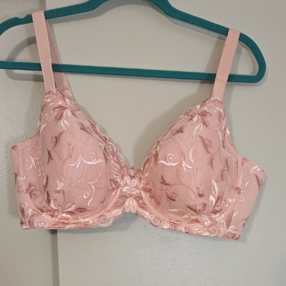 Soma Sensuous Sides Full Coverage Lace Peach Bra Size 40DD NWT - Picture 1 of 8